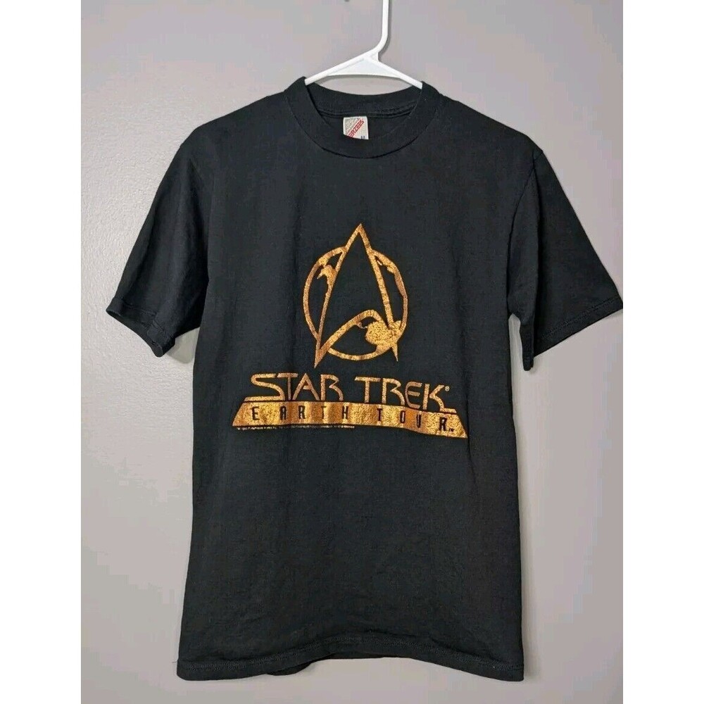 Vintage 1993 Star Trek Earth Tour Paramount Pictures Corporation T Shirt Medium